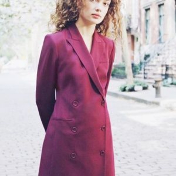 ! SOLD! Theory Pink Wool  blend Blazer - Picture 7 of 7